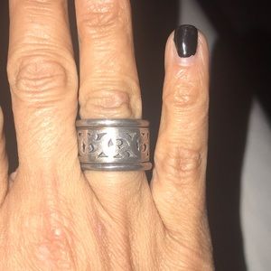 Lois hill sterling silver 2 stack ring